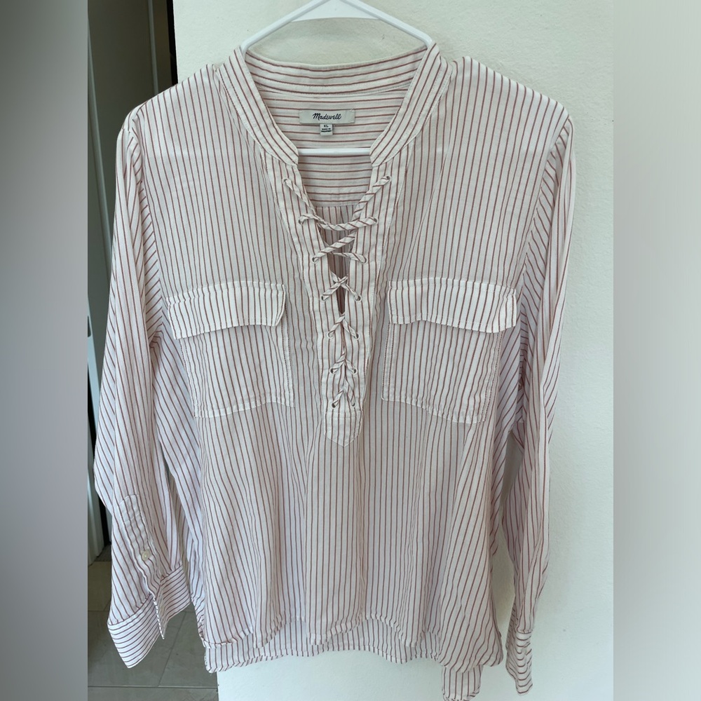 Madewell Shirt, hardly worn, size L/ XL
